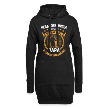Gebäudereiniger ist eine Ehre Fassadenreiniger - Hoodie-Kleid - Schwarz - Vorne