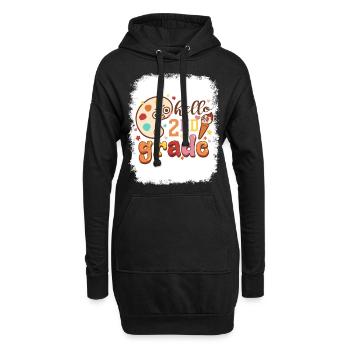 Zweite Klasse Rainbow Girls Jungen Lehrerteam 2. - Hoodie-Kleid - Schwarz - Vorne