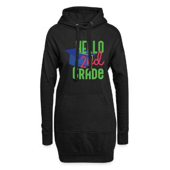 Zweite Klasse Rainbow Girls Jungen Lehrerteam 2. - Hoodie-Kleid - Schwarz - Vorne