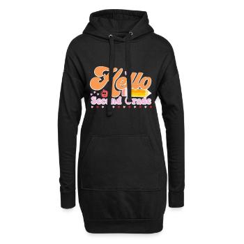 Zweite Klasse Rainbow Girls Jungen Lehrerteam 2. - Hoodie-Kleid - Schwarz - Vorne