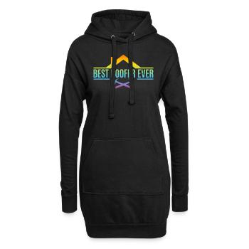 Entrepreneur en toiture - Meilleur couvreur de tous les temps - Sweat-shirt à capuche long Femme - noir - Devant
