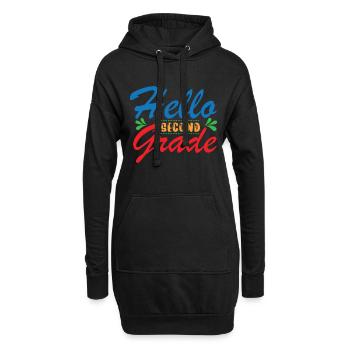 Zweite Klasse Rainbow Girls Jungen Lehrerteam 2. - Hoodie-Kleid - Schwarz - Vorne