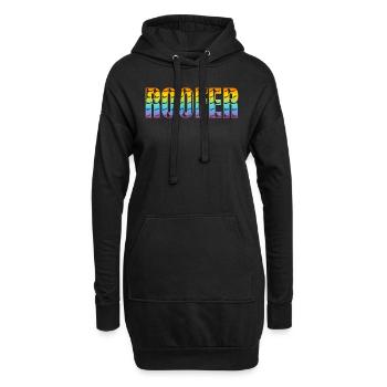 Roof Worker Roofing Worker - Roofer - Hoodie-Kleid - Schwarz - Vorne