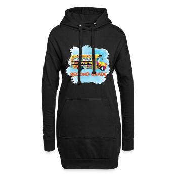 Zweite Klasse Rainbow Girls Jungen Lehrerteam 2. - Hoodie-Kleid - Schwarz - Vorne