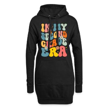 Zweite Klasse Rainbow Girls Jungen Lehrerteam 2. - Hoodie-Kleid - Schwarz - Vorne