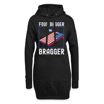 Cornhole Player Cornhole Board - Hoodie Dress - black - Front