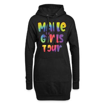 Malle Girls Tour - Hoodie-Kleid - Schwarz - Vorne