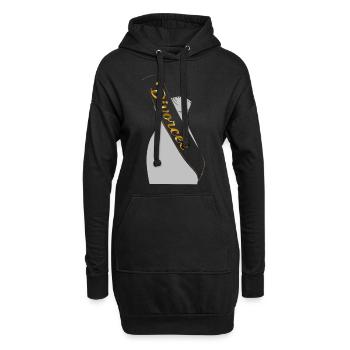 Happy Divorce Party divorcé - Sweat-shirt à capuche long Femme - noir - Devant