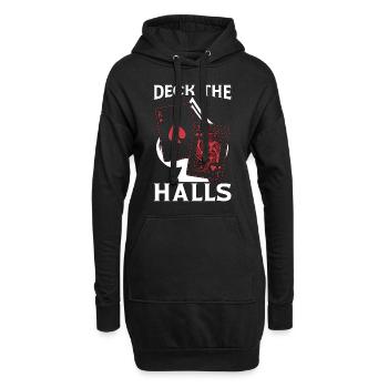 Jeu de Blackjack classique The Halls Casino Gambling - Sweat-shirt à capuche long Femme - noir - Devant