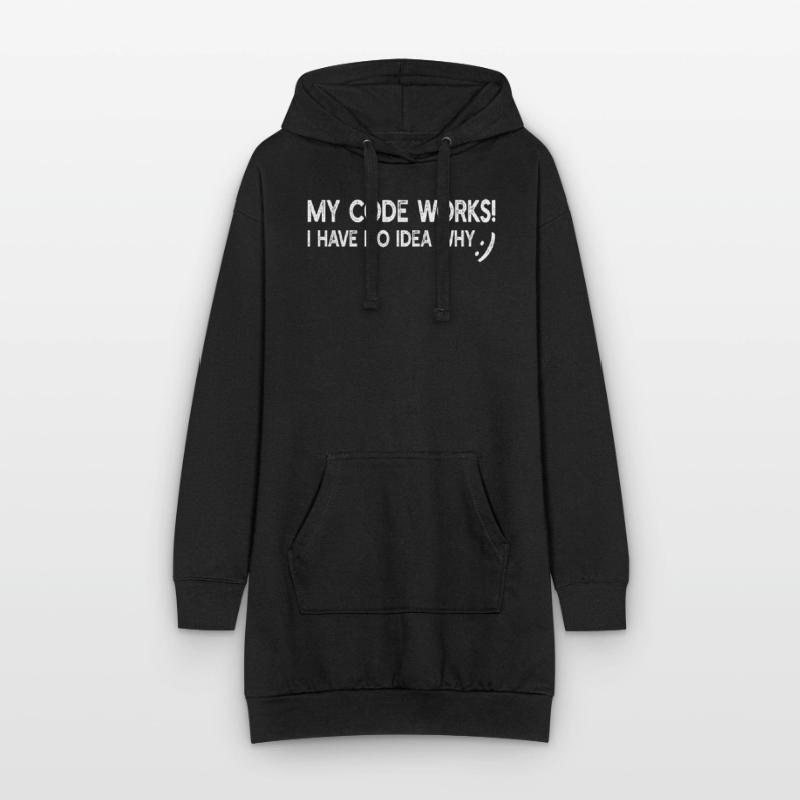 My code works! i have no idea why - Funny Program Hoodie Dress