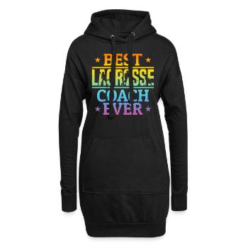 Joueur de crosse Entraîneur de crosse - Meilleur joueur de crosse - Sweat-shirt à capuche long Femme - noir - Devant
