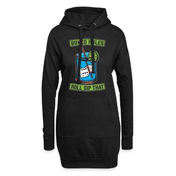 Bunco Rules Roll Sip That Gambling Bunco Party - Sweat-shirt à capuche long Femme - noir - Devant