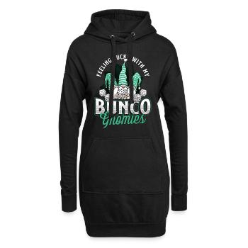 Bunco se sent chanceux avec mon jeu de fête Bunco Lover - Sweat-shirt à capuche long Femme - noir - Devant