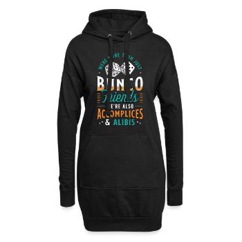 Bunco était plus qu’une simple soirée de jeu Bunco Friends - Sweat-shirt à capuche long Femme - noir - Devant