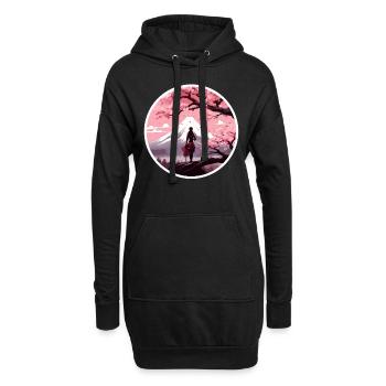 Traditional Japanese Geisha - Hoodie-Kleid - Schwarz - Vorne