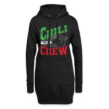 Chili Cook Off Crew Kochwettbewerb gewonnen - Hoodie-Kleid - Schwarz - Vorne