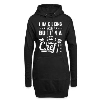 I Hate Being Sexy But I'm A Chef Cooking Chef Sexy - Hoodie-Kleid - Schwarz - Vorne