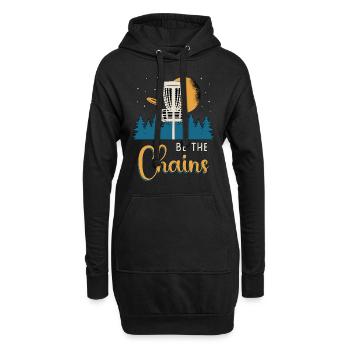 Flying Disc Be The Chains Disc Golf Basket Golfer - Sweat-shirt à capuche long Femme - noir - Devant