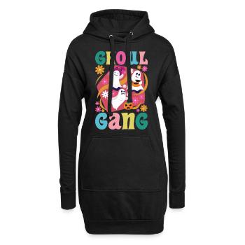 Ghoul Gang - Hoodie-Kleid - Schwarz - Vorne