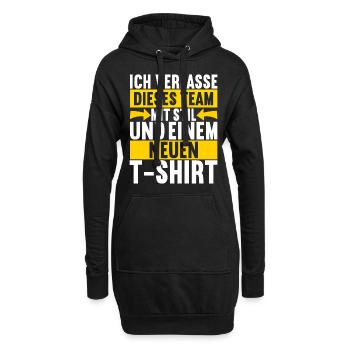 Abschiedsgeschenk Kollege Jobwechsel - Hoodie-Kleid - Schwarz - Vorne