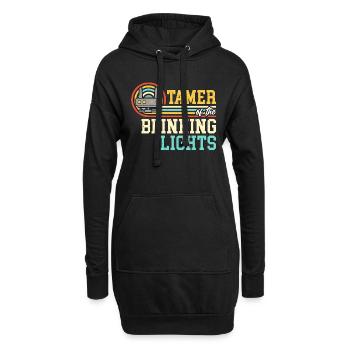 Network Engineer Tamer Of The Blinking Programmer - Hoodie-Kleid - Schwarz - Vorne