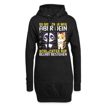 Abschiedsgeschenk Kollege Jobwechsel - Hoodie-Kleid - Schwarz - Vorne