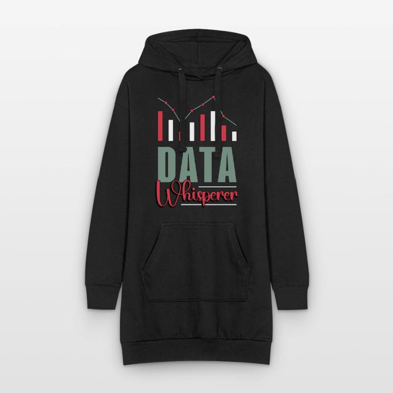 Data Analyst Data Whisperer Computer Science Coder Hoodie-Kleid