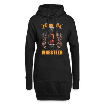 Tarantulas Wrestler Hunting Spider Wild Animals - Hoodie-Kleid - Schwarz - Vorne