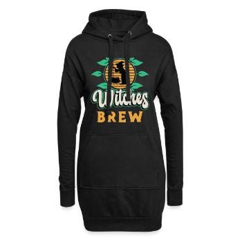 Herbal Tea Witches Brew Herbalism Teacup Herbal - Hoodie-Kleid - Schwarz - Vorne