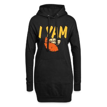 Couples Thanksgiving Elle s Ma Patate Douce I Yam - Sweat-shirt à capuche long Femme - noir - Devant