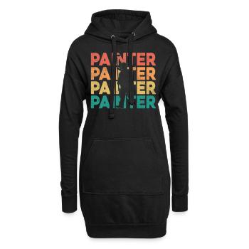 House Painter Decorator Vintage - Hoodie Dress - black - Front