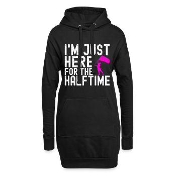 Drapeau agitant la fanfare garde de couleur - Sweat-shirt à capuche long Femme - noir - Devant