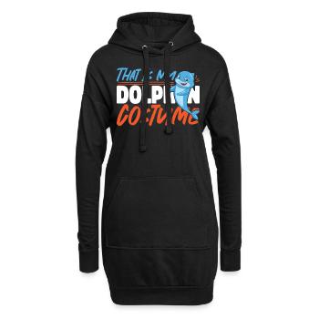 Dolphin Halloween That Is My - Hoodie-Kleid - Schwarz - Vorne