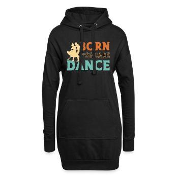Square Dancing Born To Square Dance Country Dance - Hoodie-Kleid - Schwarz - Vorne
