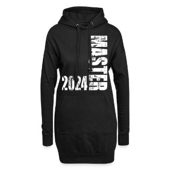 Master 2024 - Hoodie-Kleid - Schwarz - Vorne