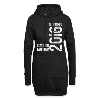 Birthday Gift December 2016. December 2016. - Hoodie Dress - black - Front