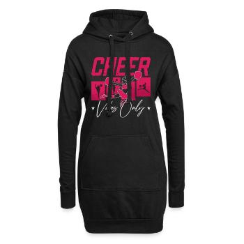 Dance Moves Cheer Vibes Only Breakdance Dancing - Hoodie-Kleid - Schwarz - Vorne