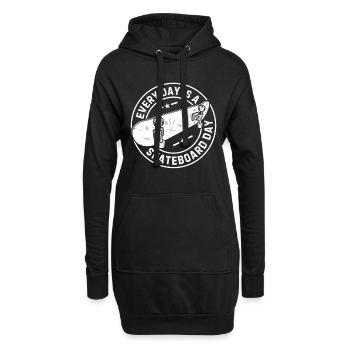 Every Day Is A Skateboard Day - Skatepark Skateboa - Hoodie-Kleid - Schwarz - Vorne