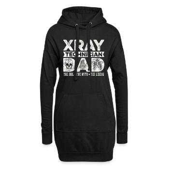 Xray Technician Dad The Idol Radiologist Xray Tech - Hoodie-Kleid - Schwarz - Vorne