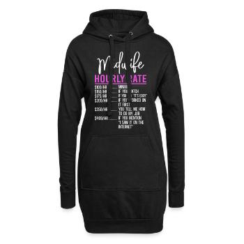 Nurse Midwife Birth Worker Midwife - Hoodie-Kleid - Schwarz - Vorne