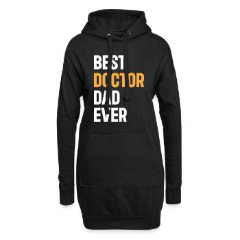 Best Doctor Dad Ever - Hospital Doctor Daddy - Hoodie-Kleid - Schwarz - Vorne