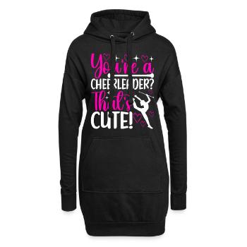 Majorette Gymnastique Majorettes Bâton Twirling - Sweat-shirt à capuche long Femme - noir - Devant