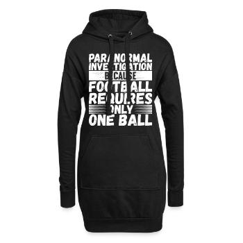 Enquêteur paranormal Chasse aux fantômes - Sweat-shirt à capuche long Femme - noir - Devant