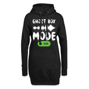Enquêteur paranormal Chasse aux fantômes - Sweat-shirt à capuche long Femme - noir - Devant