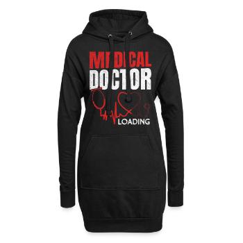 Medicine Student Medicine Doctor - Medical Doctor - Hoodie-Kleid - Schwarz - Vorne
