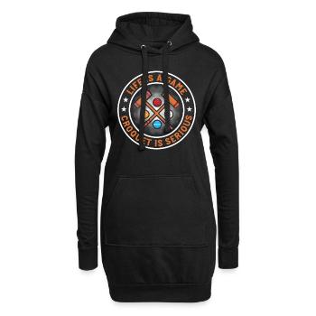 Life Is A Game Croquet Is Serious - Croquet Game - Hoodie-Kleid - Schwarz - Vorne