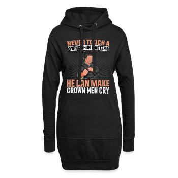 Never touch a Wing Chun Master he can make grown - Hoodie Dress - black - Front
