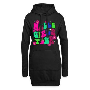 Malle Girls Tour - Hoodie-Kleid - Schwarz - Vorne