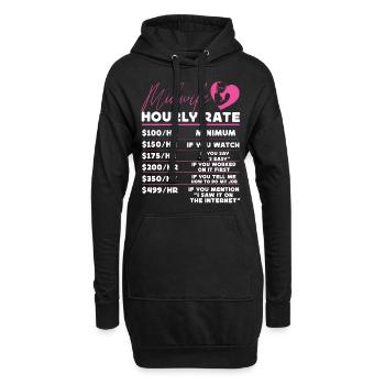 Nurse Midwife Birth Worker Midwife - Hoodie-Kleid - Schwarz - Vorne