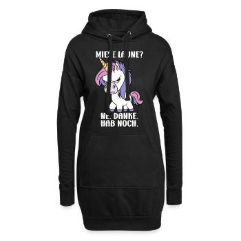 Miese Laune? Ne. Danke. Hab Noch. - Hoodie-Kleid - Schwarz - Vorne